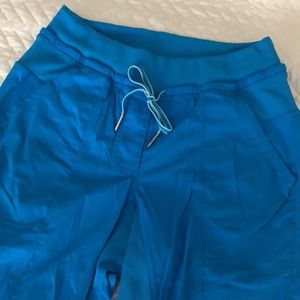 Blue Lululemon crops. Great for everyday!